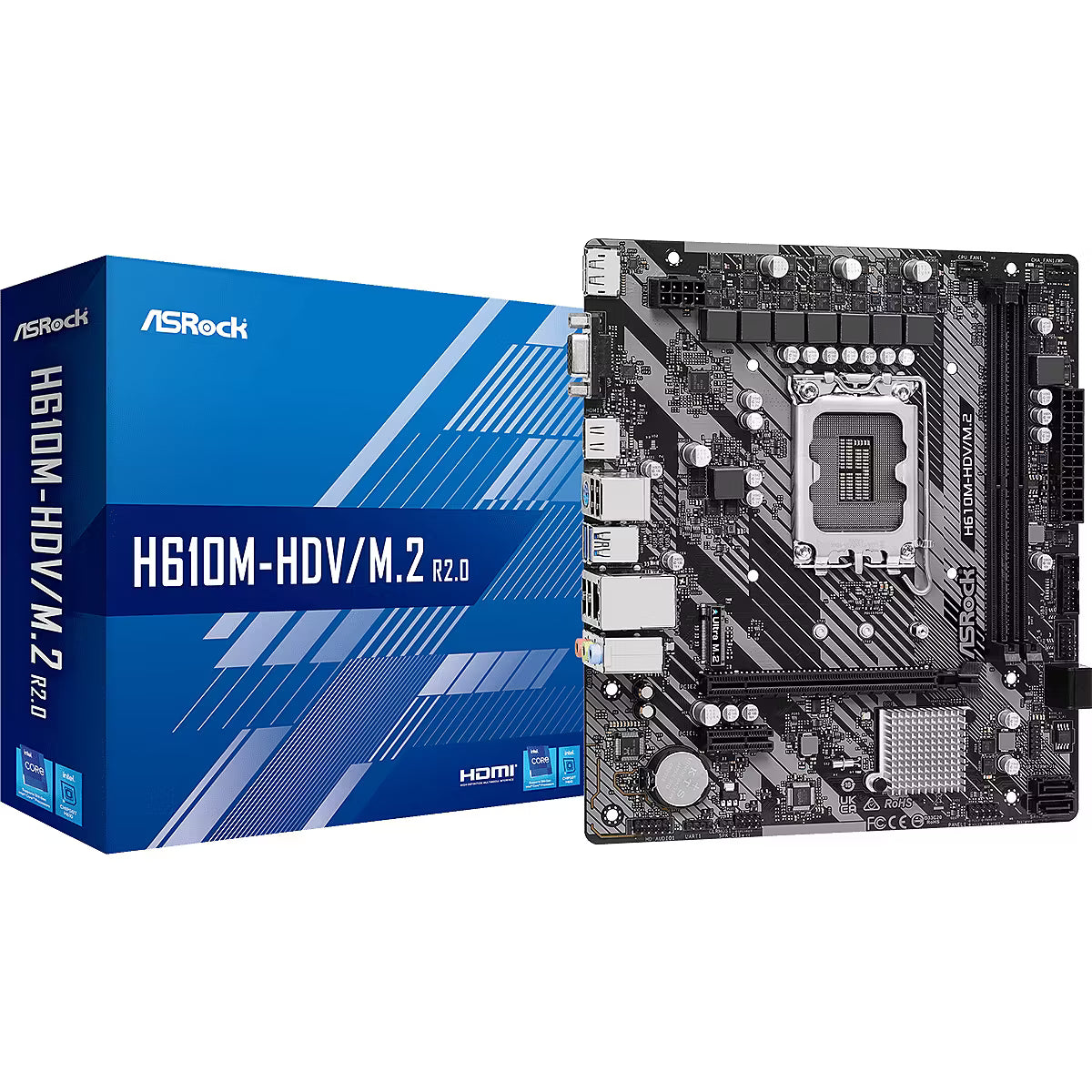 Pllakë amë ASRock H610M-HDV/M.2 R2.0