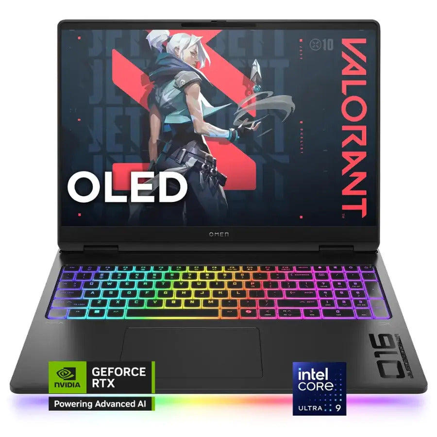 Laptop Gaming HP OMEN - MAX 16" OLED 240Hz - Intel Core Ultra 9 - 32GB DDR5 Memory - NVIDIA GeForce RTX 5080 - 2TB SSD - Shadow Black