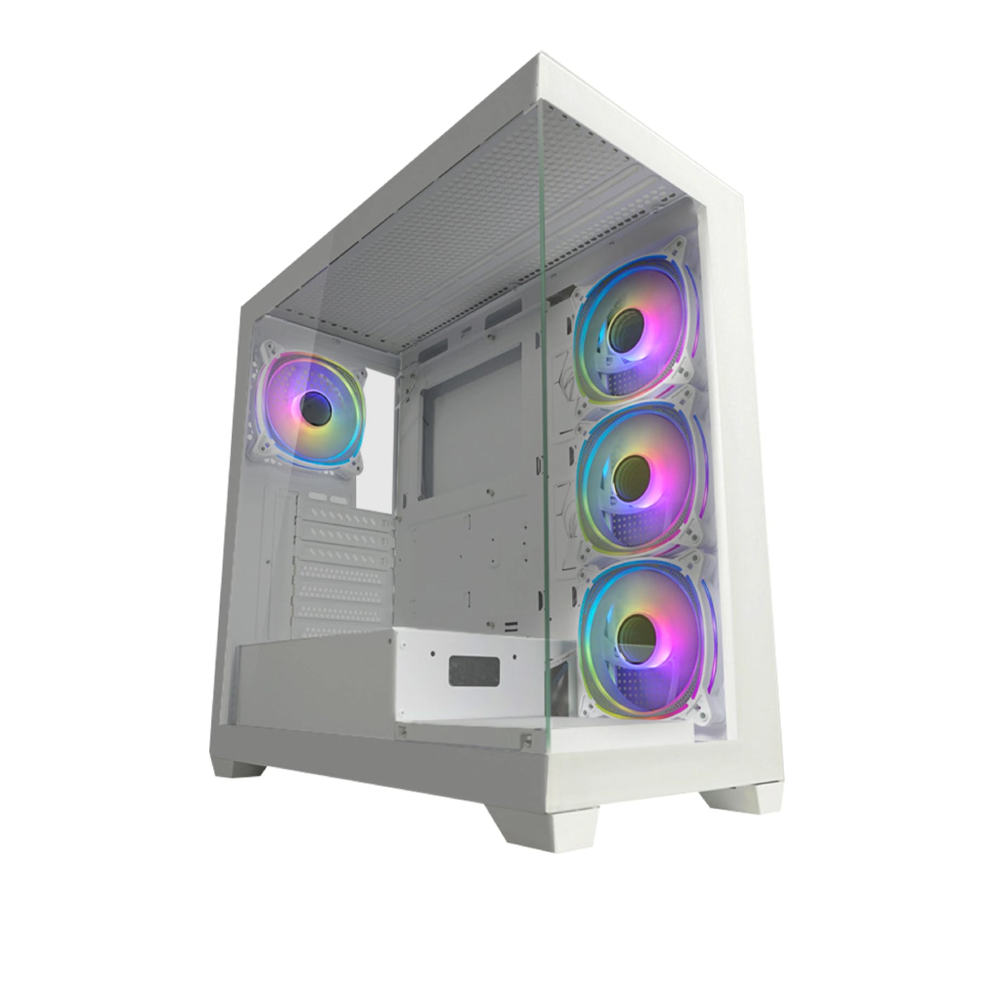 Kompjuter Build GAMING White Alpha, AMD Ryzen 7 9800X3D, MSI X870, 32GB DDR5, RTX 5070 12GB, 1TB SSD NVMe