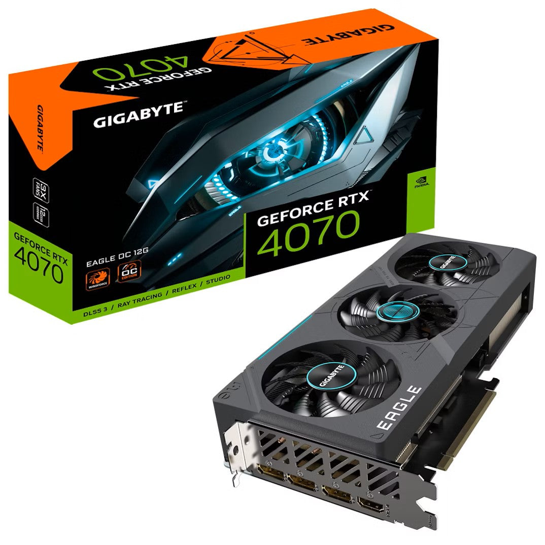 Kartelë Grafike Gigabyte GeForce RTX 4070 Eagle OC, 12GB GDDR6X