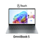 Laptop HP OmniBook 5 Flip 2-in-1 14" 2K Touchscreen, Intel Core 7 150U 16GB Ram DDR5 - 512GB SSD - Glacier Silver