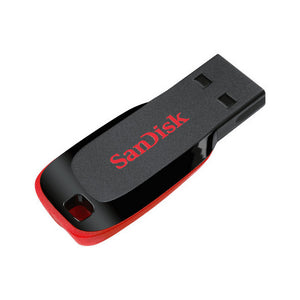 USB SanDisk Cruzer Blade USB flash drive 64 GB USB Type-A 2.0 Black, Red