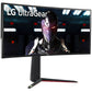 Monitor LG 34GN850P-B UWQHD TFT 86,72cm/34" (3440x1440) Gaming gebogen 144 Hz Nano IPS USB Hub 3.0 2