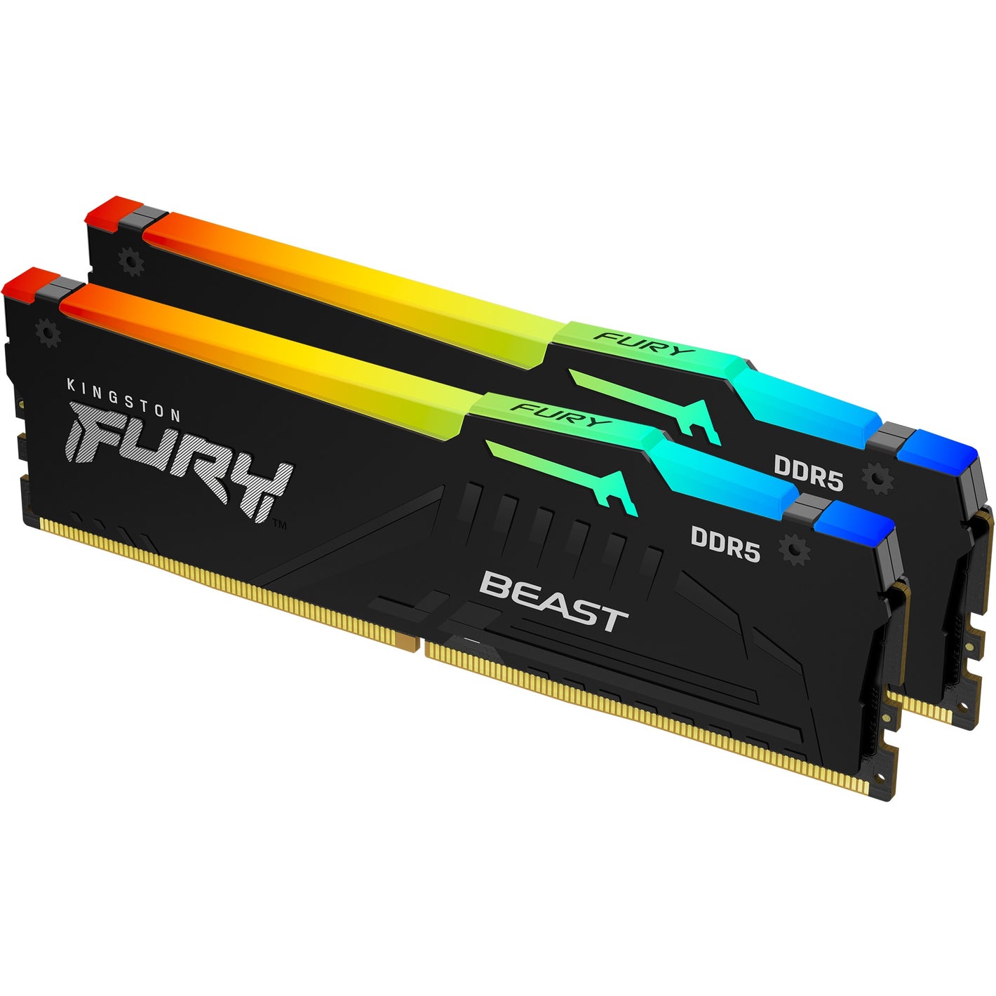 RAM Memorie RAMDDR5 6000 64GB Kingston FURY Beast RGB KIT (2x32GB)