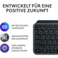 Tastierë Logitech MX Keys S USB Graphite QWERTZ DE