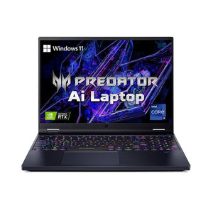 Laptop Gaming Acer - Predator Helios 18 AI - 18" - Intel Core Ultra 9 - NVIDIA GeForce RTX 5080 – 32GB – 1TB SSD - Abyssal Black