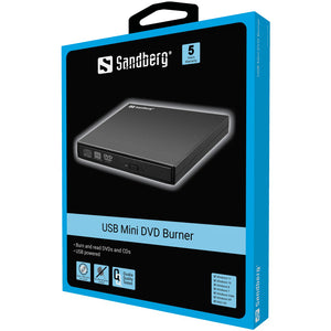 DVDRW Sandberg 133-66 External Mini DVD Burner USB Black