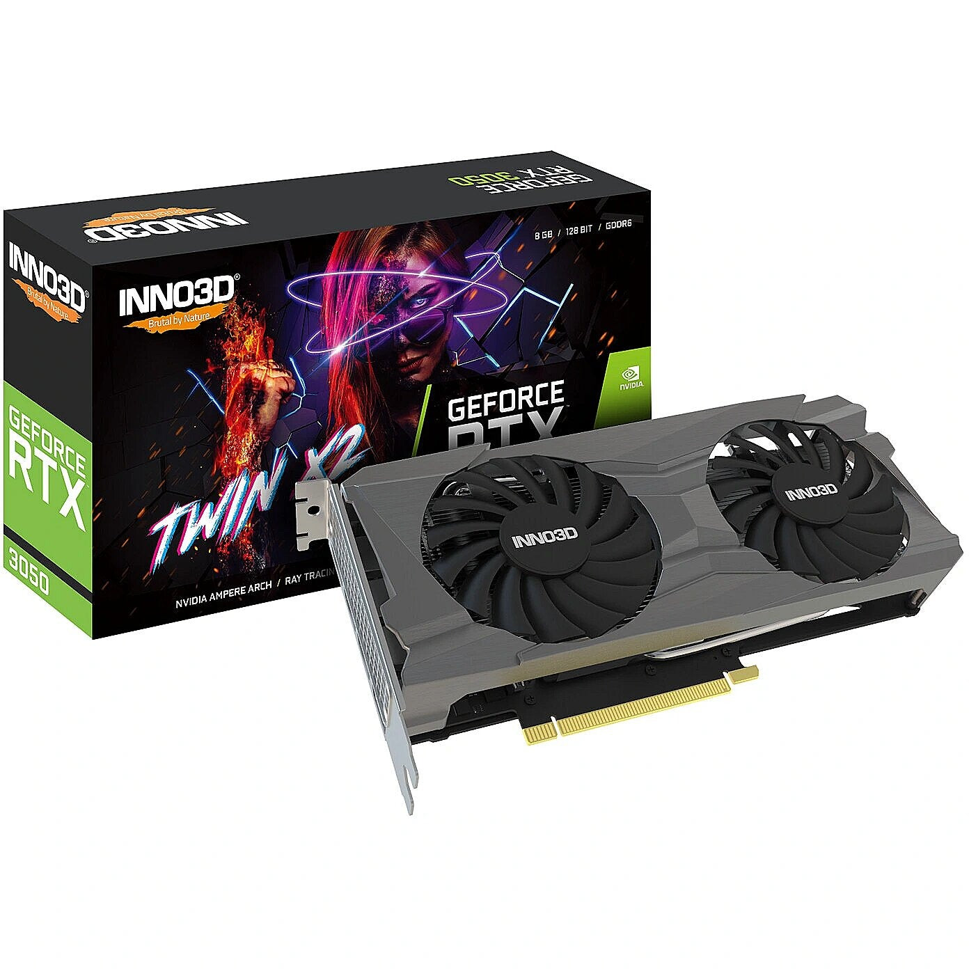 Kartelë Grafike Inno3D GeForce RTX 3050 8GB TwinX2 OC GDDR6