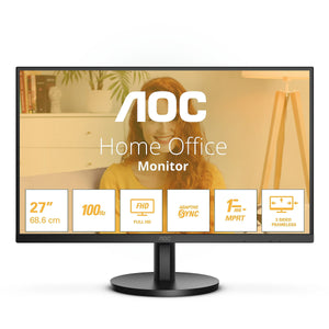 Monitor AOC FHD 27B3HMA2, 27-inch, 100Hz, 1ms, VA, HDMI, HDCP, VGA, Speakers - Zezë