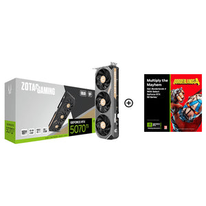 Kartelë Grafike PCIE RTX 5070 Ti 16GB Zotac Gaming Solid SFF GDDR7 3Fan