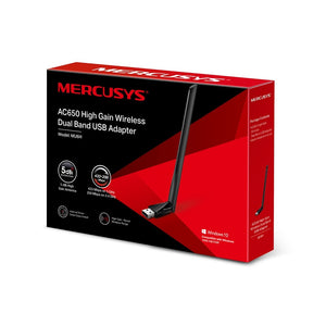 USB Wireless Mercusys AC650, Dual Band USB Adapter MU6H Network Card