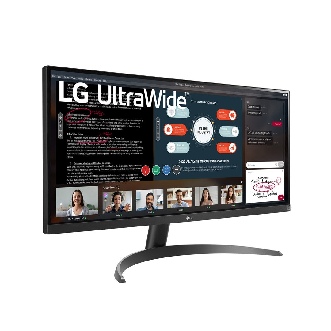 Monitor LG UltraWide 29WP500-B, 29-inch, 5ms, IPS, 2560 x 1080 , Black