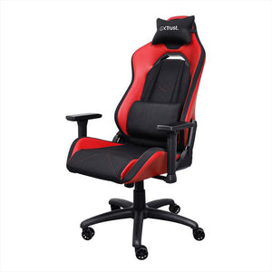 Karrige/Trust Gaming GXT 704 Ravy Gaming Chair, PC Desk Office Swivel Chair, Full 360 Rotatable Seating, Fold-away Armrests, Class 4 Gas Lift