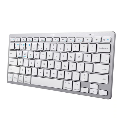 Tastierë Trust Wireless Bluetooth 5.0 - Silver
