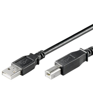 Kabllo për printer USB 2.0 A to B (Male-Male) 1.8m Adapter Cable, Grey