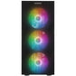 Case Rampage Everest FACED V1 Mesh Tempered Glass ATX Mid-T 4*12cm Fixed Rainbow Fan