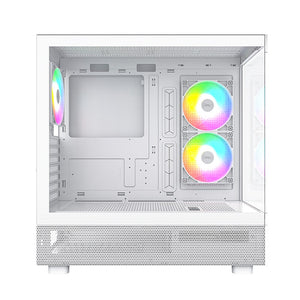 Case MONTECH Gaming Case XR, ATX Mid-Tower, 3 Fans - White