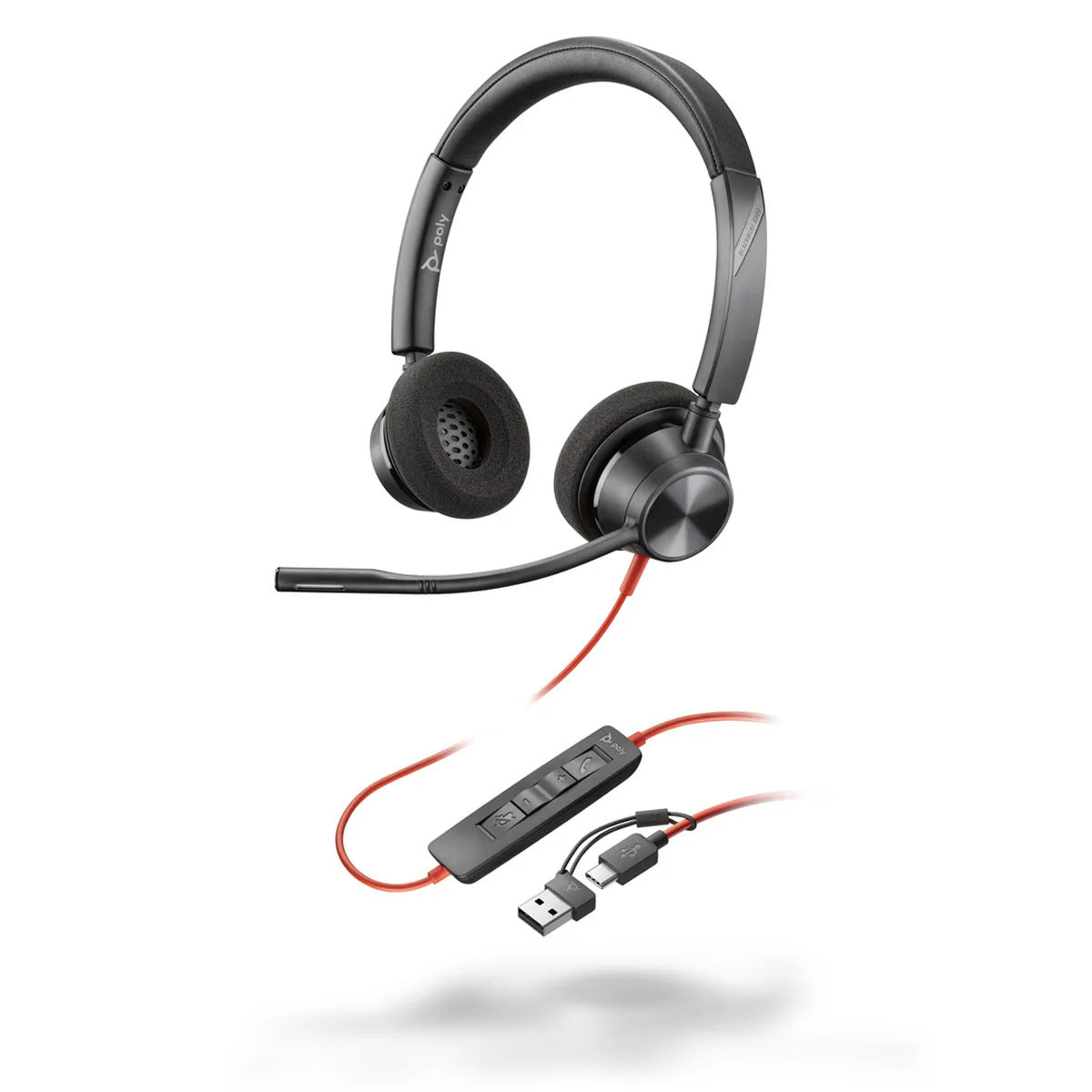 Kufje HP Poly Blackwire 3320 Stereo USB-C Headset - Zezë