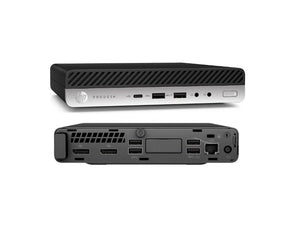 HP ProDesk 600 G3 Desktop Mini, Intel Core i5 - 6500T, 8GB ram, 256GB ssd (Used)