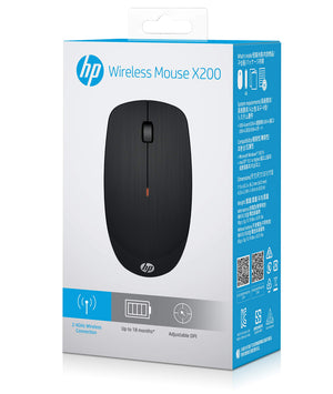 Maus HP X200, Wireless, Black