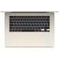 Laptop Aple MacBook Air (13.6-inch, M3, 2024) Chip M3, 8-core CPU, 8-core GPU, 8GB Ram, 256GB SSD - Starlight