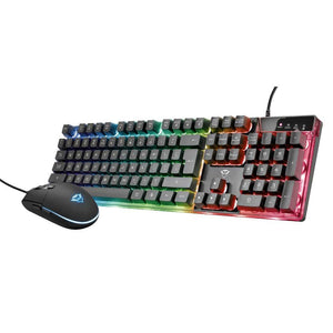 Tastierë Trust Gaming Keyboard and Mouse Set GXT 838 Azor - Keyboard with QWERTY UK Layout, LED illumination