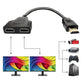 Konvertor Lanberg HDMI-AM to HDMI-AF Adapter Splitter (20cm)