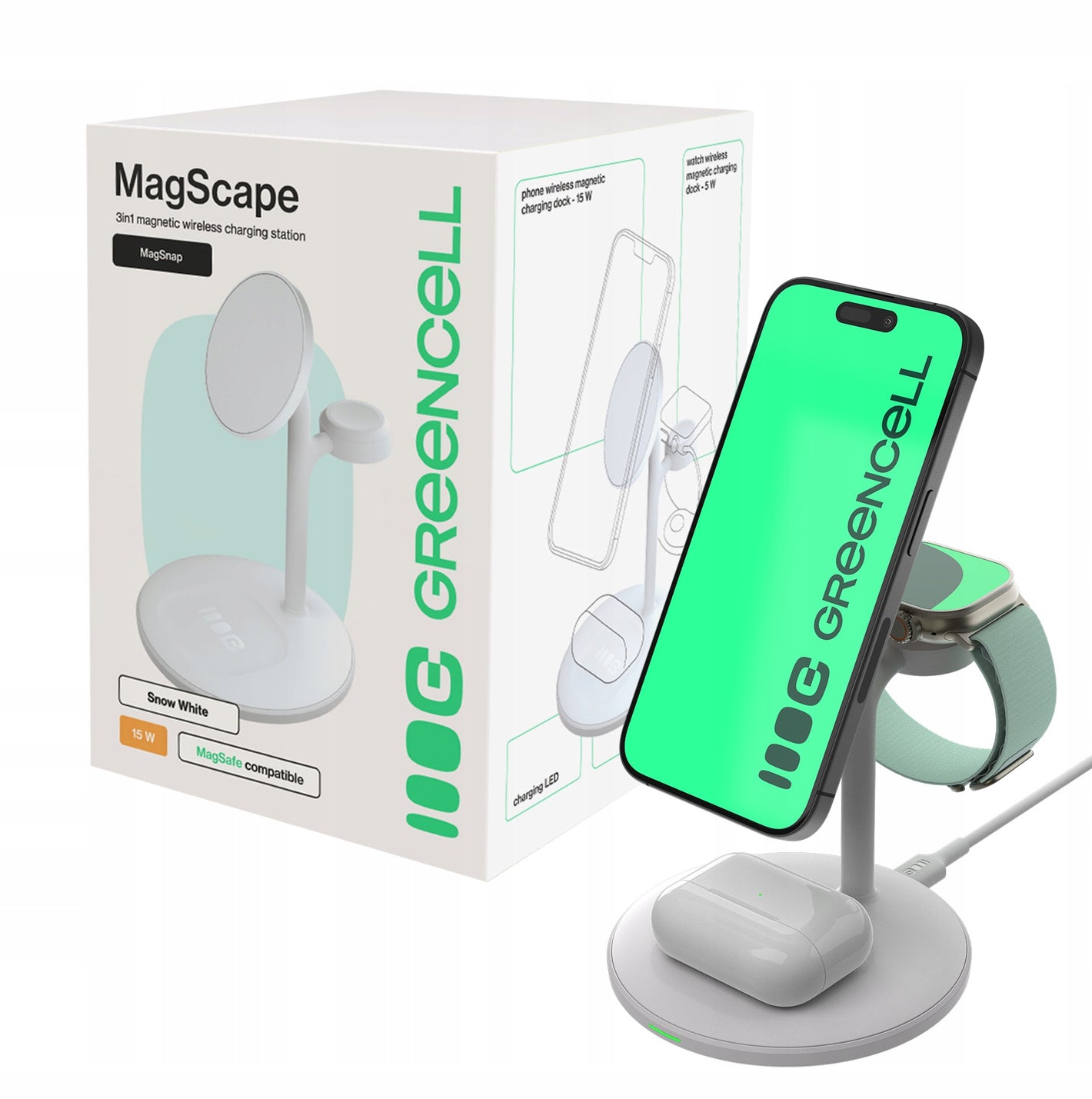 Adapter Green Cell Wireless MAGSCAPE Black
