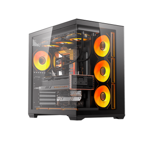 Case Darkflash C280 Mid‑Tower 7× 120 mm ARGB Fans - Black