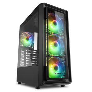 Case Sharkoon TK4 RGB Midi Tower Black