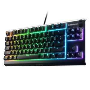 Tastierë SteelSeries Apex 3 TKL Quiet Switch Gaming - Zezë