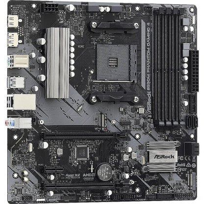 Pllakë Amë ASRock B550M Phantom Gaming 4, AM4 - Zezë