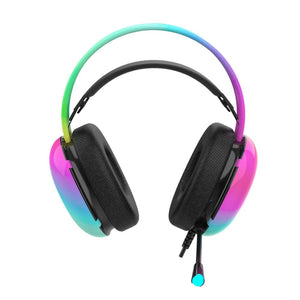 Kufje INCA Gaming Headset IGK-X8S 7.1, USB, RGB-LED black