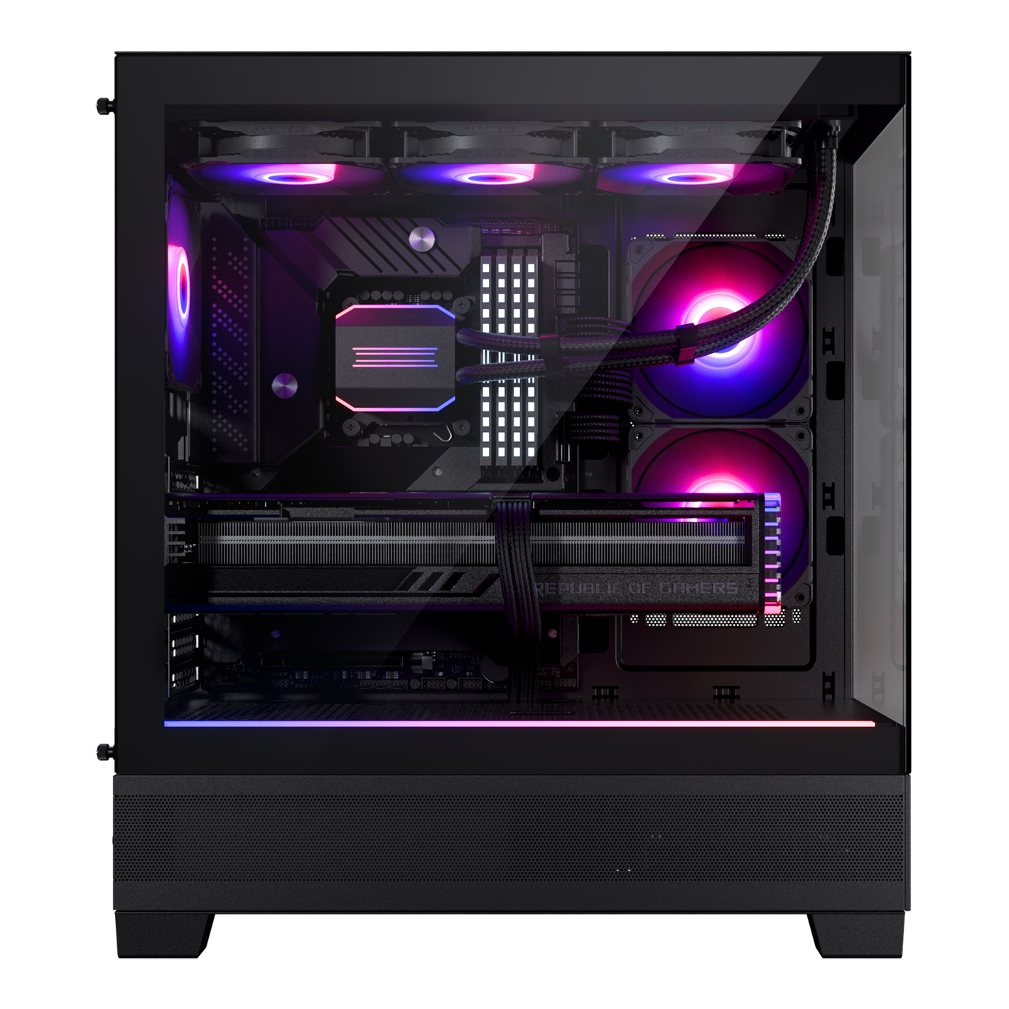 Kompjuter Build Gaming Phantom - Amd Ryzen 7 7800X3D, 32GB Ram DDR5, NVIDIA GeForce RTX 5080 16GB, 1TB SSD NVMe M.2