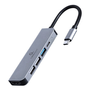 Konvertor Gembird USB-C Multi Adapter 5-in-1 HUB+HDMI+PD