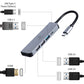 Konvertor Gembird USB-C Multi Adapter 5-in-1 HUB+HDMI+PD