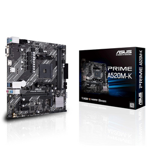 Pllakë Amë Asus Prime AM4 A520M-K - Black