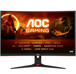 Monitor AOC C27G2E/BK – 27" FHD 165Hz 1ms, VA Curved, Black