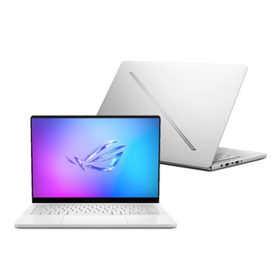 Laptop ASUS ROG Zephyrus G14 14-inch 3K OLED 120Hz Gaming Laptop, Copilot+ PC, AMD Ryzen AI 9 HX, NVIDIA RTX 5080, 32GB RAM, 2TB SSD, Platinum White