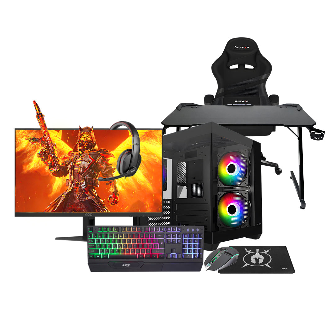 Gaming Bundle Apollo 2  - Intel Core i5 - 14400F, 16GB RAM, NVIDIA GeForc RTX 3050 6GB, 512GB NVMe