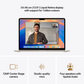 Laptop Apple MacBook Air 13.6 -inch M4, 10-core CPU, 8-core GPU, 16GB RAM, 256GB SSD - Starlight