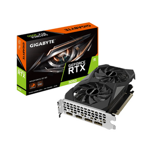 Kartelë Grafike Gigabyte NVIDIA RTX 3050 6GB Windforce OC GDDR6 - Zezë