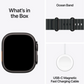Orë Apple Watch Ultra 3 (GPS +Cellular) 49mm Titanium Case with Black Ocean Band Black 2025, BLack