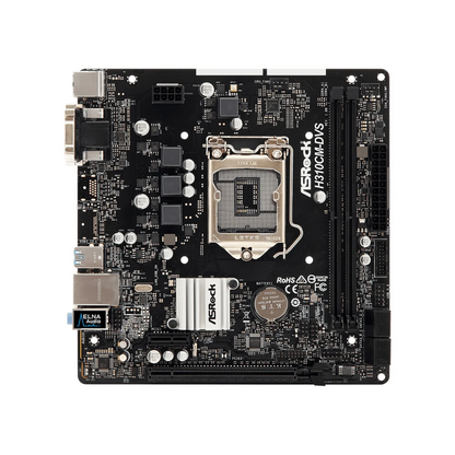 Pllakë Amë ASRock Intel 1151 H310CM-DV5 m-ATX - Zezë