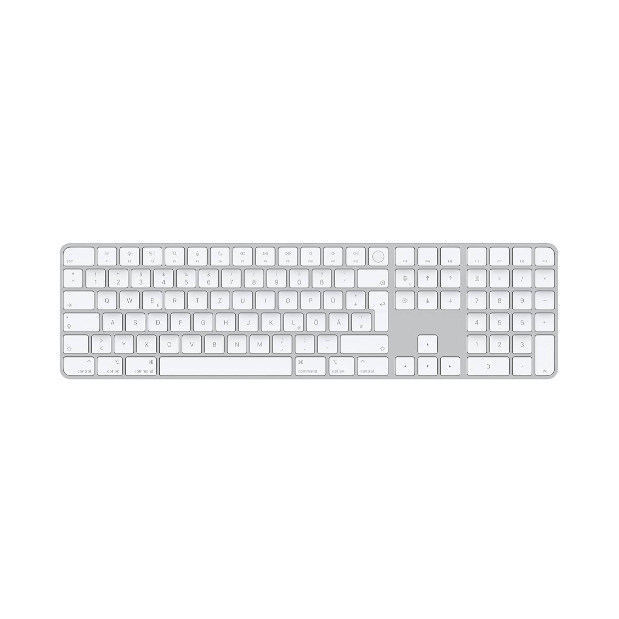 Tastierë për iMAC Apple Magic Keyboard 2 A2520 Wireless me Numpad – Silver/White