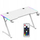 Tavolinë Huzaro Hero 2.5 Gaming Desk White RGB