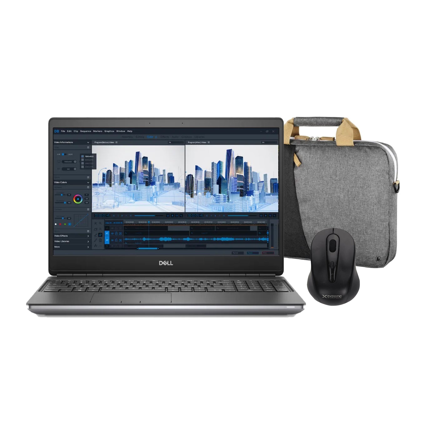 Laptop DELL Precision 7560, 15.6-inch FHD, Intel Core i7 11850H, T1200 4GB GPU, 32GB RAM, 512GB - Silver (Used)