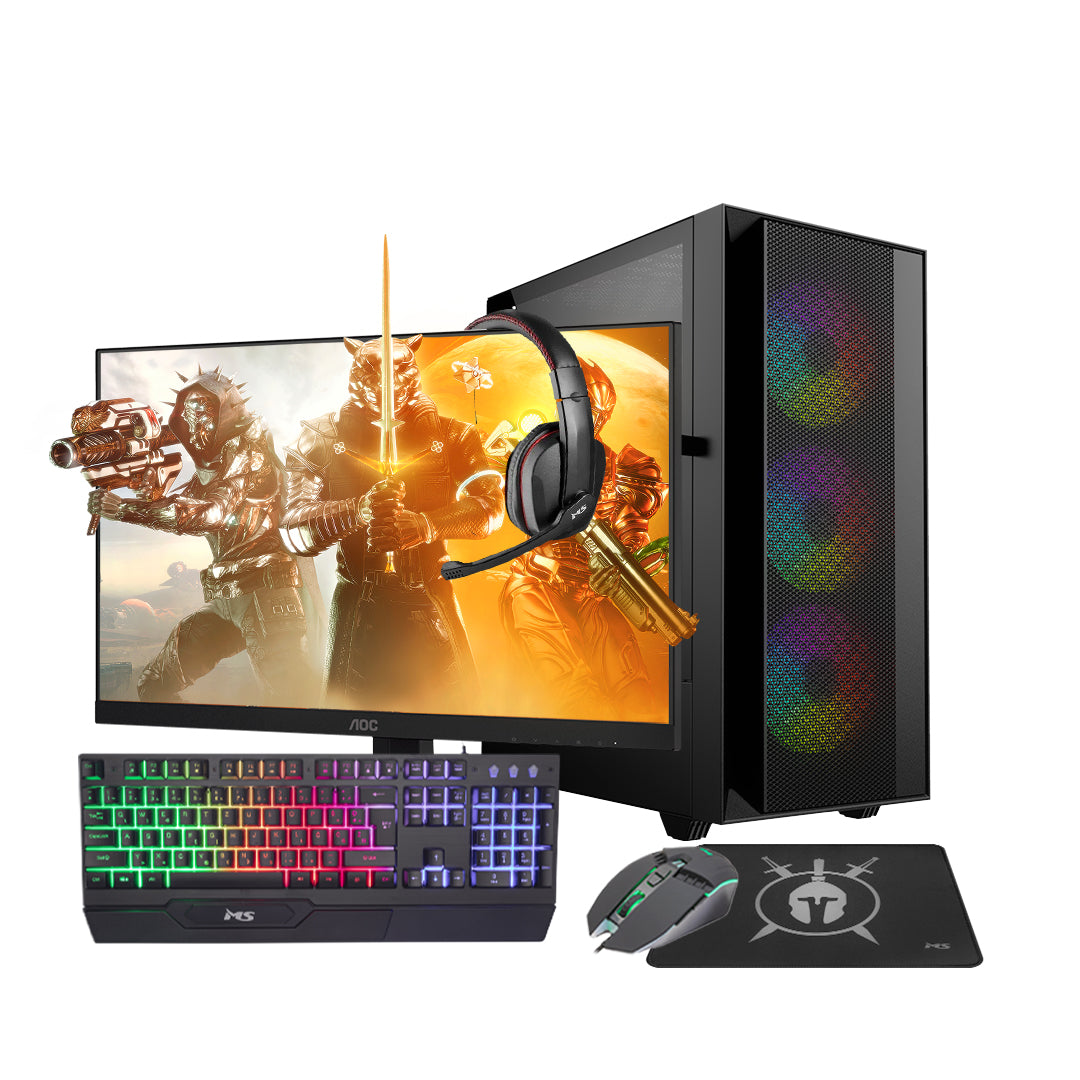 Kompjuter Build GAMING Bundle Cache - Intel Core i5 14600K, 16GB Ram DDR4, NVIDIA GeForce RTX 5060 8GB, 512GB SSD NVMe