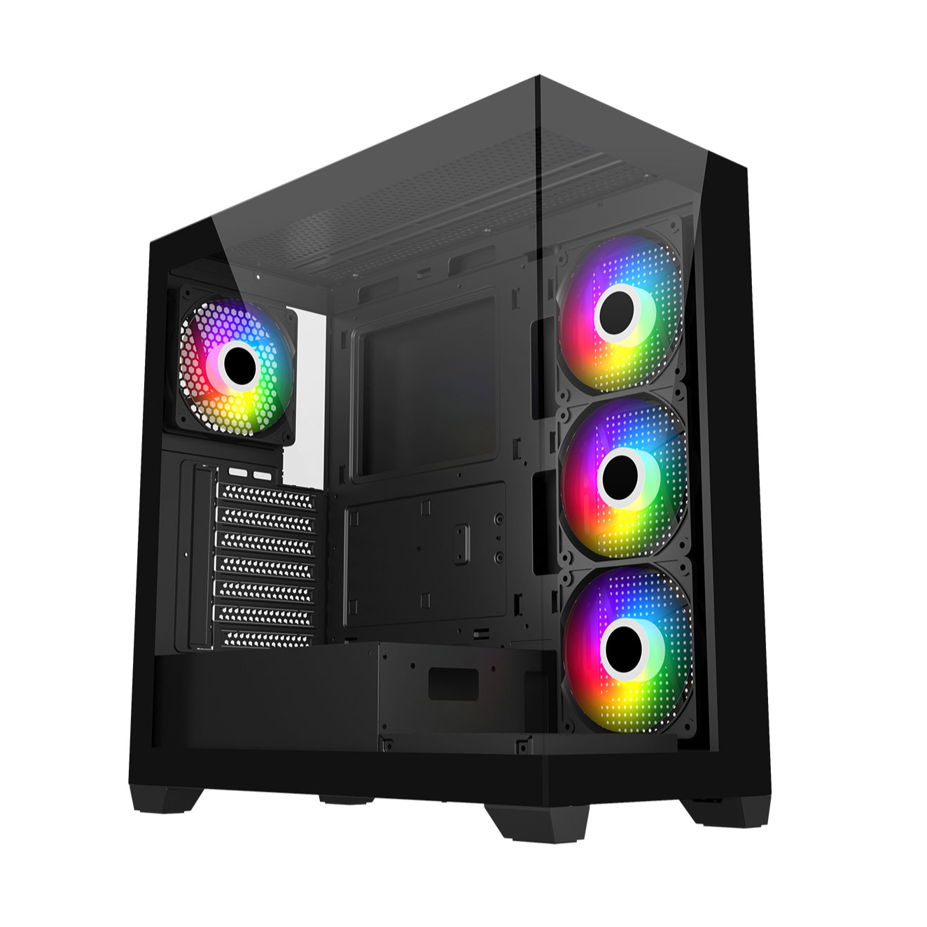 Case FSP M340-BA ATX Mid Tower, Black