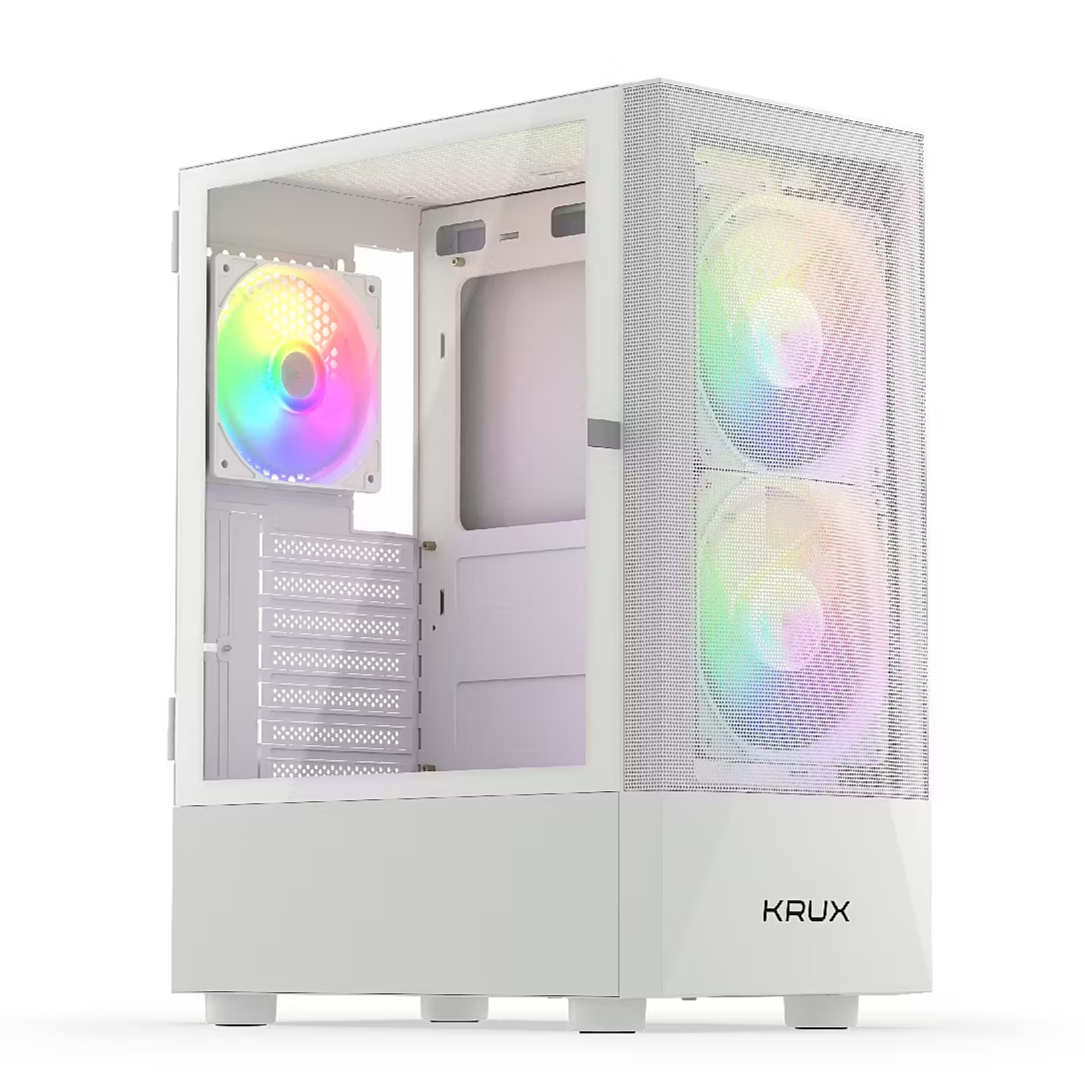Case KRUX Vako 3 RGB Fan - White